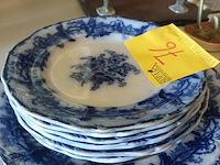 Lot 76 - antieke borden. 7 stuks - afbeelding 4 van  4