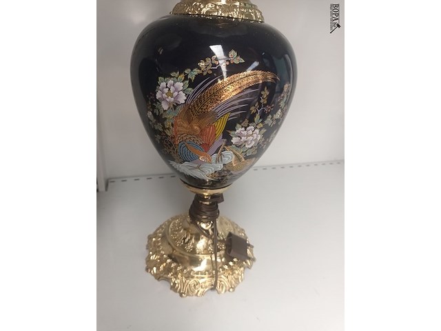 Lot 76 - antieke tafellamp. 2 stuks - afbeelding 2 van  4