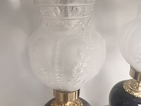 Lot 76 - antieke tafellamp. 2 stuks - afbeelding 3 van  4