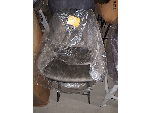 Lot 76 - armstoel antraciet - afbeelding 1 van  4