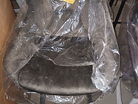 Lot 76 - armstoel antraciet - afbeelding 1 van  4