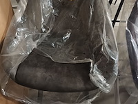 Lot 76 - armstoel antraciet - afbeelding 2 van  4