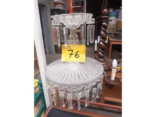 Lot 76 - kristallen luster - afbeelding 1 van  3