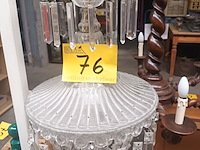 Lot 76 - kristallen luster - afbeelding 1 van  3