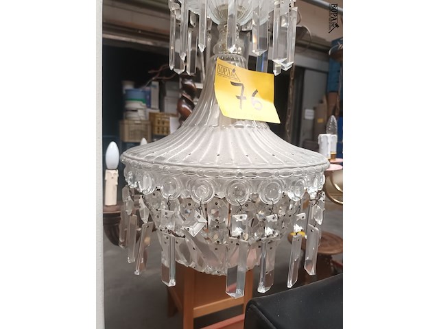 Lot 76 - kristallen luster - afbeelding 2 van  3