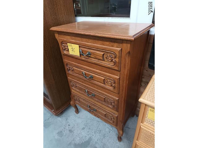 Lot 76 - ladekastje louis xv stijl - afbeelding 2 van  4