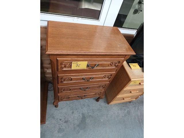 Lot 76 - ladekastje louis xv stijl - afbeelding 4 van  4