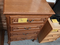 Lot 76 - ladekastje louis xv stijl - afbeelding 4 van  4