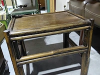 Lot 76 - lot houten meubelkastjes en tafel - afbeelding 5 van  5