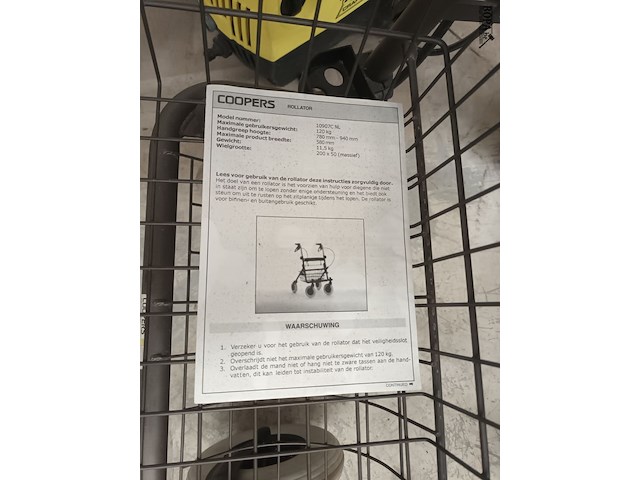 Lot 76 - rollator coopers - afbeelding 3 van  4