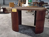 Lot 76 - vintage houten onderstel voor eettafel eik - afbeelding 1 van  6