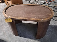 Lot 76 - vintage houten onderstel voor eettafel eik - afbeelding 2 van  6