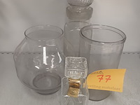 Lot 77 - glaswerk. 4 stuks - afbeelding 1 van  3