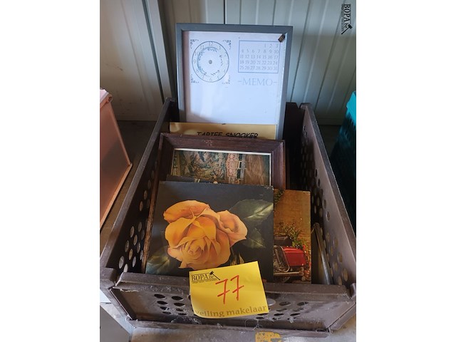 Lot 77 - kaders. 14 stuks - afbeelding 1 van  4