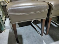 Lot 77 - moderne lederen stoelen - perfecte staat - 6 stuks - afbeelding 5 van  8