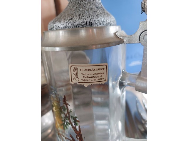 Lot 77 - set verzilverde rendierdecoratie,3 stuks - afbeelding 2 van  4