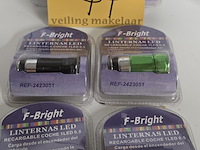 Lot 77 - zaklamp led 3 w , nieuw 6 stuks - afbeelding 1 van  3
