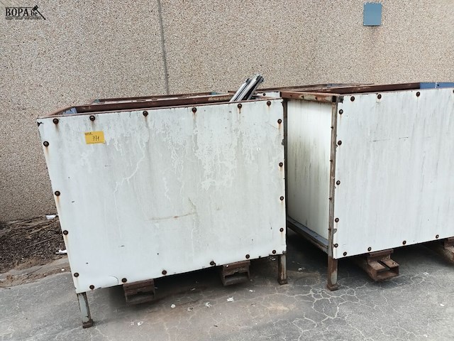 Lot 771 - stalen stapelbakken. 4 stuks - afbeelding 1 van  3