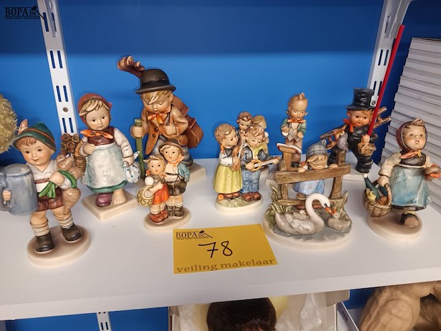 Lot 78 - goebel beeldjes. 10 stuks - afbeelding 1 van  5