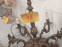 Lot 78 - koperen luster - afbeelding 1 van  3