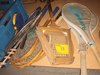 Lot 78 - lot tennisrackets. 12 stuks