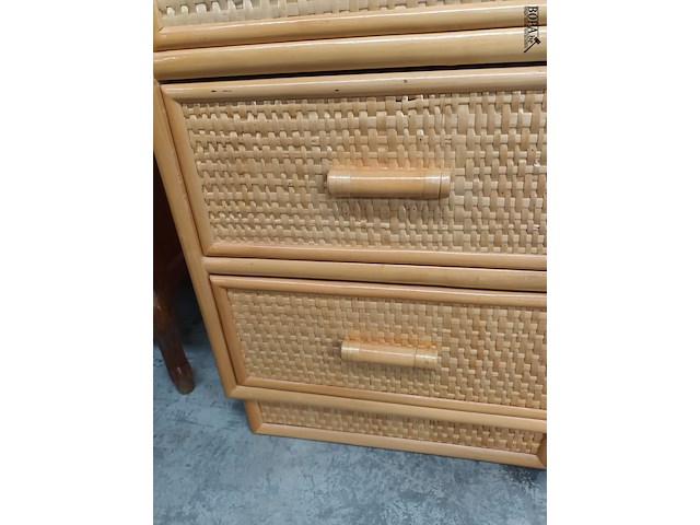 Lot 78 - rotan ladekastje - afbeelding 5 van  5