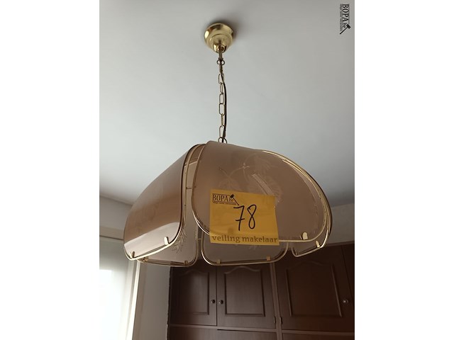 Lot 78 - vintage hanglamp - afbeelding 1 van  3