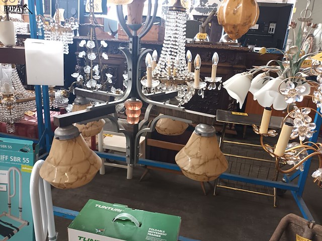 Lot 789 - art deco luster - afbeelding 2 van  4