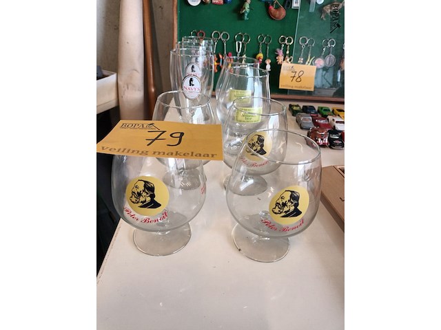 Lot 79 - bierglazen. 9 stuks - afbeelding 2 van  3