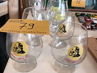 Lot 79 - bierglazen. 9 stuks - afbeelding 2 van  3