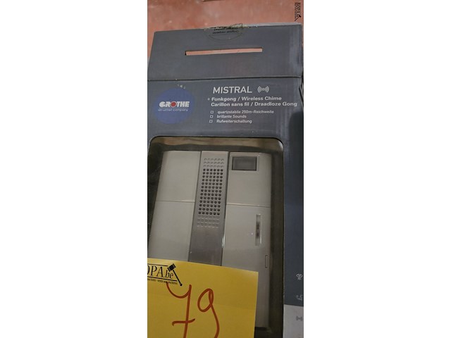 Lot 79 - draadloze deurbel en deurbelknoppen ong 7 stuks - afbeelding 2 van  4