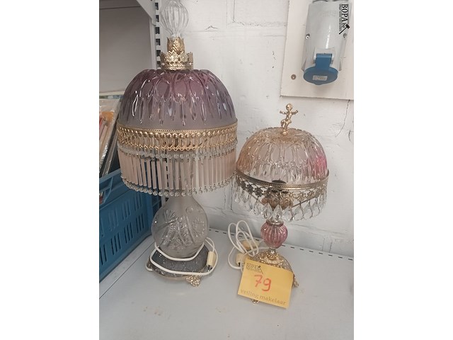 Lot 79 - tafellamp. 2 stuks - afbeelding 1 van  4
