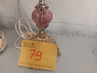 Lot 79 - tafellamp. 2 stuks - afbeelding 3 van  4