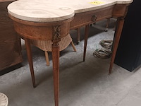 Lot 8 - antieke muurtafel - afbeelding 4 van  4