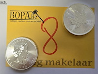 Lot 8 - canada silver maple leaf 2022 – 2 x 5 dollars - afbeelding 1 van  3