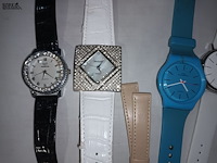 Lot 8 - dames polshorloges. 9 stuks - afbeelding 2 van  6