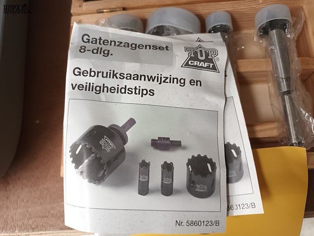 Lot 8 - gatenzagenset topcraft - afbeelding 3 van  4
