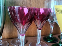 Lot 8 - gekleurde glazen. 15 stuks - afbeelding 3 van  4