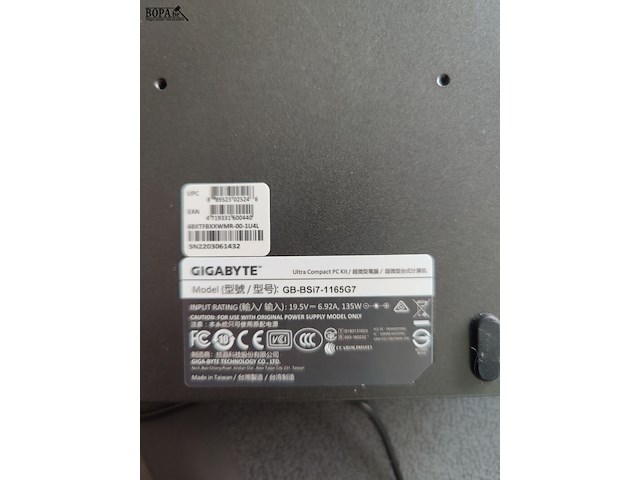 Lot 8 - gigabyte ultra compact pc kit - afbeelding 4 van  8