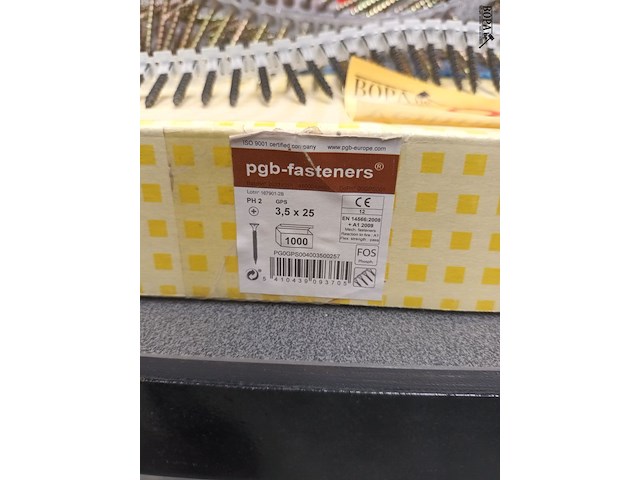 Lot 8 - gipsplaatschroef op band. 3 dozen - afbeelding 3 van  3