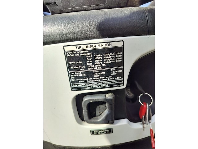 Lot 8 - honda fes125 (2009-chass.zdcjf12b07f065216) - afbeelding 8 van  12