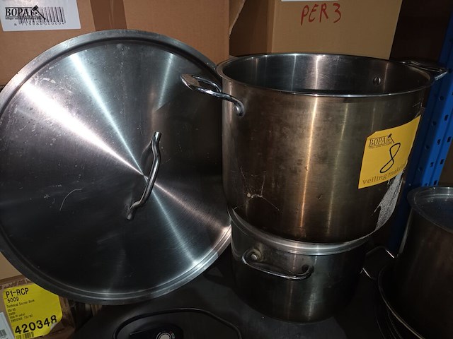 Lot 8 - kookpotten en pannen. 8 stuks - afbeelding 2 van  3