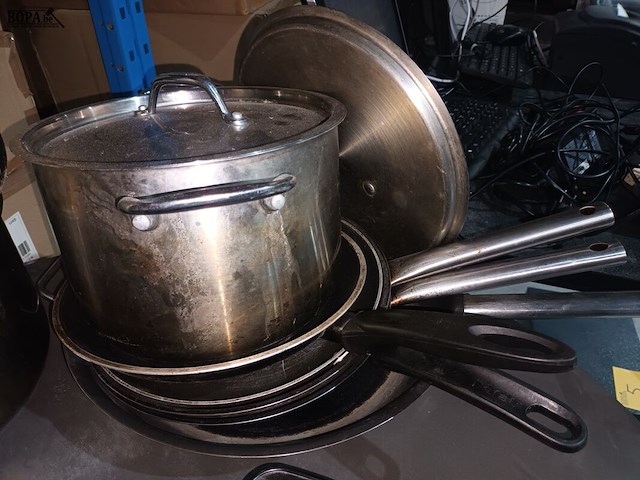 Lot 8 - kookpotten en pannen. 8 stuks - afbeelding 3 van  3
