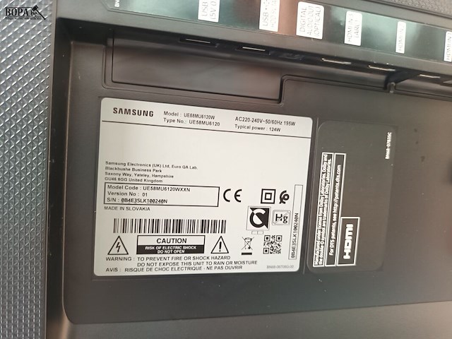Lot 8 - led tv samsung 147 cm - afbeelding 3 van  4