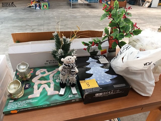 Lot 8 - lot kerstdecoratie - afbeelding 1 van  7