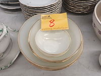 Lot 8 - opaline schalen arcopal. 6 stuks
