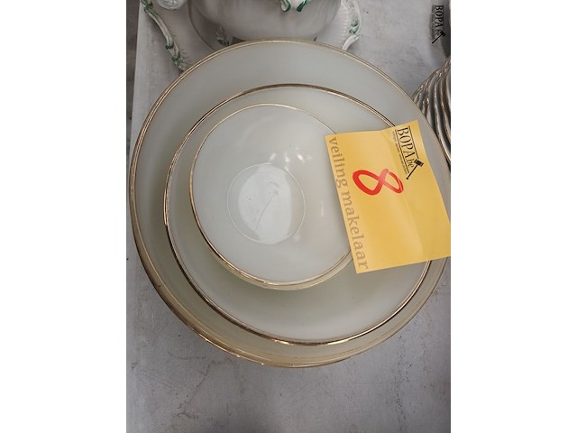 Lot 8 - opaline schalen arcopal. 6 stuks - afbeelding 3 van  4