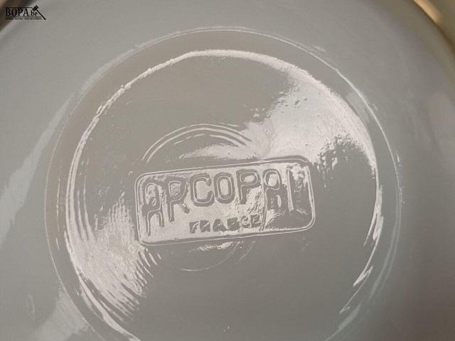 Lot 8 - opaline schalen arcopal. 6 stuks - afbeelding 4 van  4