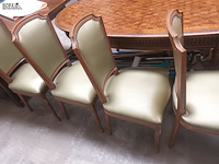 Lot 8 - ovalen tafel en stoelen - afbeelding 8 van  8