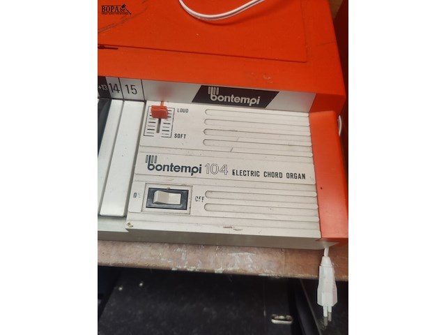 Lot 8 - retro bontempi orgel - afbeelding 2 van  4